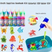 Resim 29/15 adet İki Boyut - Yeni ve Benzersiz DIY Oyuncakları - Sihirli Su Elfleri - El Sanatları Malzemeleri Kiti - DIY Oyuncakları - Okyanus Hayvan Kalıpları, Cadılar Bayramı, Noel, Şükran Günü için Uygun - Doğum Günü Hediyesi 