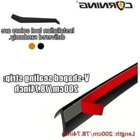 Resim Trendooze Turcoshop11 200cm Araç Conta Şeridi, V Tipi Ses Yalıtım Contası, Lastik Conta 