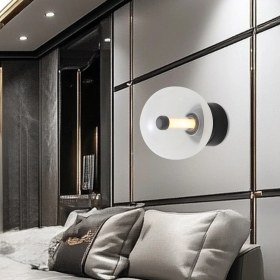 Resim Apliqa Neval Siyah Gold 2 Watt Modern Yatak Başı, Modern Salon Aplik 