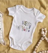 Resim Bitmeyenkartus Bk Kids Hey You Tasarımlı Bebek Body Zıbın - Model 1 