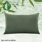 Resim 2 adet Lüks Bambu Lif Yastık Kılıfları, %30 Bambu Lif + %70 Mikrofiber Malzeme, Nefes Alabilen Yumuşak Serinletici Yastık Kılıfları, Çift Set, Bambu Lif Malzemesi Nefes Alabilir ve Rahat, Sıcak Uyuyanlar İçin Uygun, Yatak Odası Dekoratif Yastık Kılıfları, Makinede Yıkanabilir 