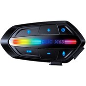 Resim Vothoon X63 Motosiklet Kask Kulaklık Intercom 