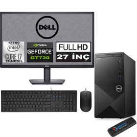 Resim Dell Vostro 3910 mt Intel Core I7 12700 16GB 256GB SSD 27" Fhd Windows 11 Pro Nvidia GT730-4GB Masaüstü Bilgisayar 27N3910GT730P06 + Zetta USB Bellek 