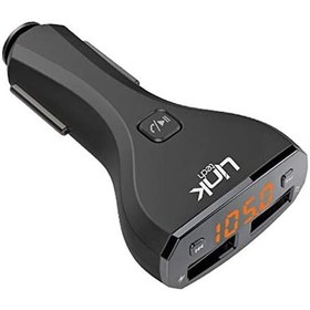 Resim Linktech G6 2.4A Şarj Destekli LCD Ekranlı FM Transmitter 