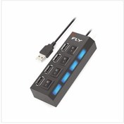 Resim Fly 3407-01 4Port 2.0 Usb Çoklayıcı Hub 0,50Cm 