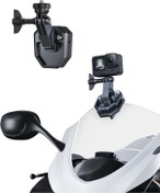 Resim SEWRS 467FHM5GGF4 Cam Klipsi Kamera Montajı, Hızlı Bırakma Motosiklet Cam Kelepçesi Go Pro 13 12 11 1 
