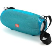 Resim Willowhaven T&g Tg534 Taşınabilir Kablosuz Hoparlör Cyan Tws Stereo Ses Ipx4 Suya Dayanıklı Çift Hoparlör Subwoofer Bass Fm Radyo Usb Tf Kart Çalma 