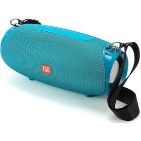 Resim Willowhaven T&g Tg534 Taşınabilir Kablosuz Hoparlör Cyan Tws Stereo Ses Ipx4 Suya Dayanıklı Çift Hoparlör Subwoofer Bass Fm Radyo Usb Tf Kart Çalma 