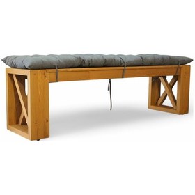 Resim Neiwel Garden Luin Doğal Ahşap Bahçe Bank-37-200 Açık Ceviz 