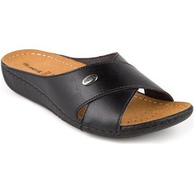 Resim Muya Misty Anatomik Taban Dört Mevsim Kadın Terlik Siyah 