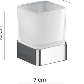 Resim Lounge Diş Fırçalık, Tezgah Üstü - Krom Krom 