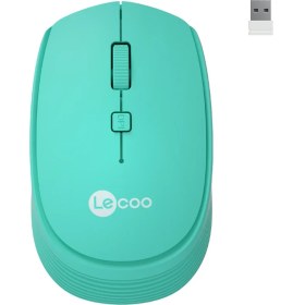 Resim Lecoo WS202 Kablosuz 1200DPI 4 Tuşlu Optik Mouse Turkuaz 