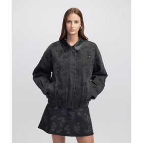 Resim İpekyol Kontrast Yaka Kadın Payetli Mont (IW6250012027) 