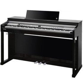 Resim Kurzweil CUPP1-BP Dijital Piyano (Siyah Lake) | Parlak Siyah Kaplama Lüks Görünüm 