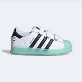 Resim adidas Superstar Çocuk Beyaz Işıklı Spor Ayakkabı (IG7004) 