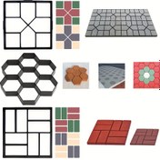 Resim Kendin Yap Beton Döşeme Kalıp Seti - Dayanıklı Plastik, Bahçe Yolları & Otoparklar İçin Mükemmel 