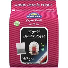 Resim Karali Tiryaki Siyah Demlik Poşet Çay 25 x 40 G 