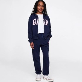 Resim Gap Logo Relaxed Fit Çocuk Lacivert Eşofman Altı 
