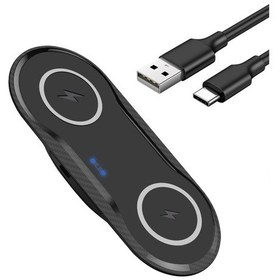 Resim Butu B552 2'si 1 Arada Cep Telefonu / Kulaklık İçin Hızlı Kablosuz Şarj Cihazı 