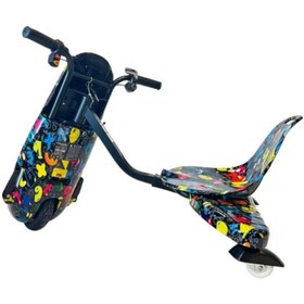 Resim Citymate Drift Car Elektrikli Kaykay Drift Scooter Bluetooth Grafity Desenli Kasa D10 
