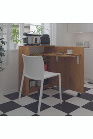 Resim Asra Trend Mutfak Fonksiyonel Kiler Dolabı Katlanır Masa 