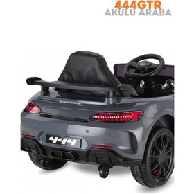 Resim 444 Gtr Sport Akülü Araba 12v Uzaktan Kumandalı Babyhope Mercedes Koyu Gri 