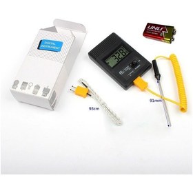 Resim Tm-902c Sanayi K Tipi Endüstriyel Termometre Termokupl ve Prob 