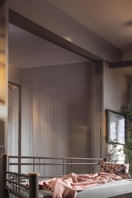 Resim Unimet Kappis Daybed Tek Kişilik Sedir Metal Karyola 90x200 Kahverengi (AHŞAP LATALI) 