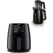 Resim Philips Airfryer Large, Rapid Air Teknolojisi 4,1l Philips Çaycı Hediyeli 