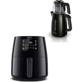 Resim Philips Airfryer Large, Rapid Air Teknolojisi 4,1l Philips Çaycı Hediyeli 