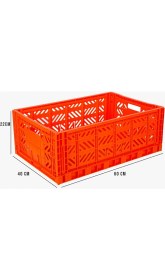 Resim Aykasa 604022 Maxibox Orange Katlanabilir Kasa 
