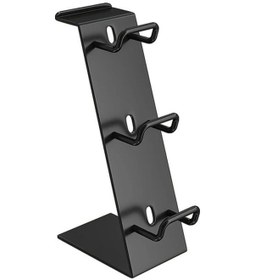 Resim Gaojunshop01 Siyah Çok Amaçlı Masaüstü Kulaklık Ve Oyun Konsolu Askılığı Alüminyum Tutacaklı 