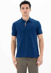 Resim Arma Erkek Indigo Büyük Beden Polo Yaka Tişört Y25374867001 