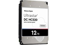 Resim Wd Ultrastar, HUH721212ALE604, 3.5", 12TB, 256MB, 7200 Rpm, 7/24 Enterprise, Data Center-Güvenlik-Nas-Server, HDD (Dc HC520) (0F30146) 