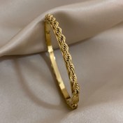 Resim Vintage Törülmiş Paslanmaz Çelik Bilezik, Erkekler ve Kadınlar İçin Uygun, Suya Dayanıklı Takılar Birleştirilebilir. 