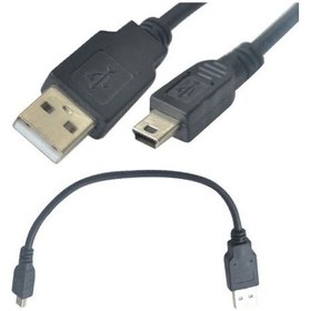 Resim Harici Harddisk Kablosu 5 Pin Mini Usb Kablo Data Kablosu 20Cm 