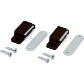 Resim Alm Alüminyum Sineklik Çıt Çıt Kilit Mıknatıslı 2 Adet - Kahve 