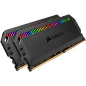 Resim CORSAIR CMT16GX4M2C3200C16 DOMINATOR PLATINUM RGB 16GB (2 X 8GB) DDR4 DRAM 3200MHZ C16 MEMORY KİT — SİYAH 