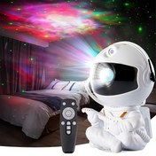 Resim Astronot Gitar Projektör Gece Lambası - Uzaktan Kumanda ile Büyülü Kozmik Ortam, USB Güçlü LED Yıldız Lambası, Erkek Odası için Mükemmel Doğum Günü ve Tatil Hediyesi, Parlak Beyaz ve Siyah Kaplama, Uzay Temalı Dekor, Işık Dekoru 