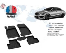 Resim Mercedes CLA Class W117 4D Havuzlu Paspas Siyah 2013-2018 Arası 