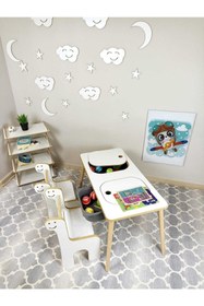 Resim MİRACLE 3D Çocuk Oyun Etkinlik Çalışma Masası Aktivite Masası 