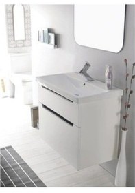 Resim Turkuaz Seramik Cerastyle Elite 60 x 45 CM Etajer Uyumlu Damlalıklı Lavabo 