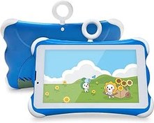 Resim kajilai Çocuk Tableti, Çift SIM 7 İnç Yürümeye Başlayan Tablet Göz Koruması HD 1280x800 100-240V Okul için (İngiltere Tak) 