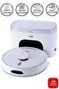 Resim Yui RS16 Pro Akıllı Robot Vacuum & Mop Süpürge Otomatik Toz Boşaltma Beyaz 