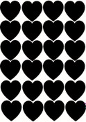 Resim Genel Markalar Kalpler Sticker 24 Adet 5 X 5 Cm 
