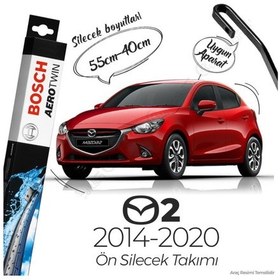 Resim Mazda 2 Muz Silecek Takımı 2014-2020 Bosch Aerotwin 