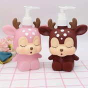 Resim Sevimli Karikatür Baskılı Pompalı Şişe, Plastik, Serbest Duran, Elektriksiz, Kreş, Çocuklar, Banyo Duşu 