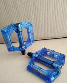 Resim Şeffaf Evo Platform Geniş Pedal Mavi 