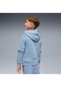 Resim Puma Hot Wheels Çocuk Mavi Kapüşonlu Sweatshirt Mavi 