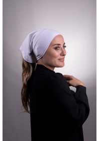 Resim Halven Beyaz Pratik Hazır Geçmeli Iç Bone Viskon Kumaş Dikişsiz Boru Bon Beyaz 